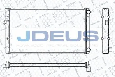 Радиатор, охлаждение двигателя JDEUS купить