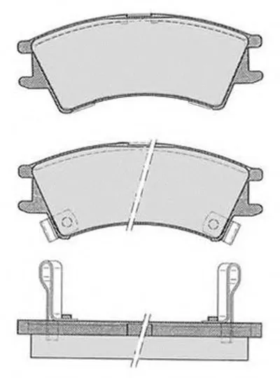 Комплект тормозных колодок, дисковый тормоз RAICAM купить