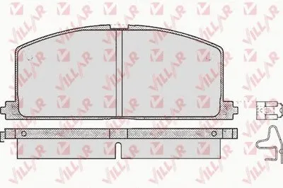 Комплект тормозных колодок, дисковый тормоз VILLAR купить