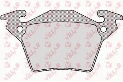 Комплект тормозных колодок, дисковый тормоз VILLAR купить