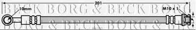 Тормозной шланг BORG & BECK купить