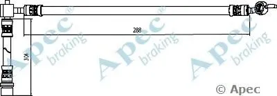 Тормозной шланг APEC braking купить