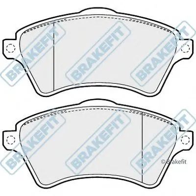 Комплект тормозных колодок, дисковый тормоз Brake Fit APEC braking купить