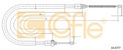 Трос, стояночная тормозная система COFLE купить