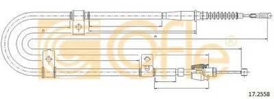 Трос, стояночная тормозная система COFLE купить