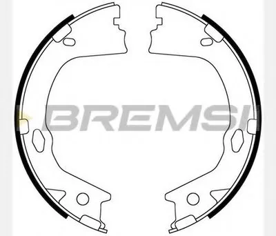 Комплект тормозных колодок BREMSI купить