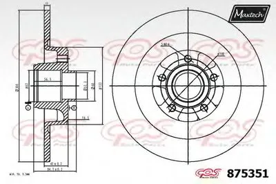 Тормозной диск R+ (Regular Plus) MAXTECH купить