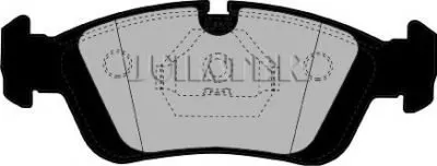 Комплект тормозных колодок, дисковый тормоз JURATEK купить