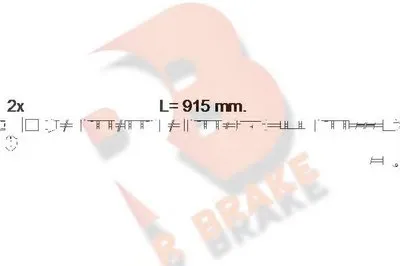 Сигнализатор, износ тормозных колодок R BRAKE купить