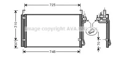 Конденсатор, кондиционер AVA QUALITY COOLING купить