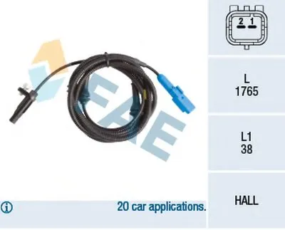 Датчик, частота вращения колеса FAE купить