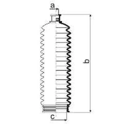 Пыльник, рулевое управление SPIDAN купить