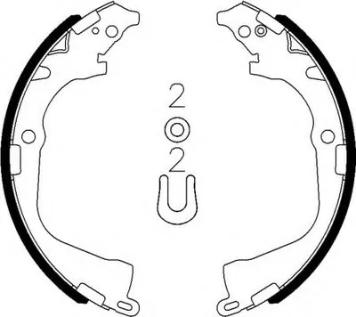 Комплект тормозных колодок HELLA купить