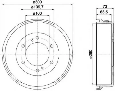 Тормозной барабан HELLA купить