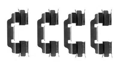 Комплектующие, колодки дискового тормоза HELLA купить