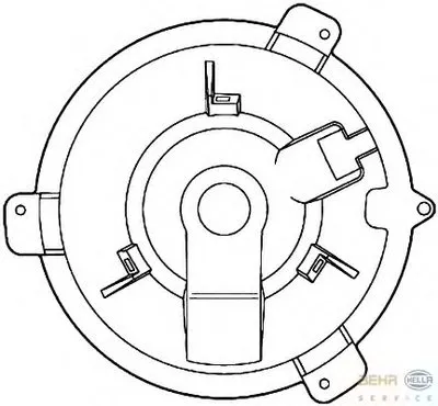 Вентиляция салона BEHR HELLA SERVICE HELLA купить