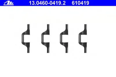 Комплектующие, колодки дискового тормоза ATE купить