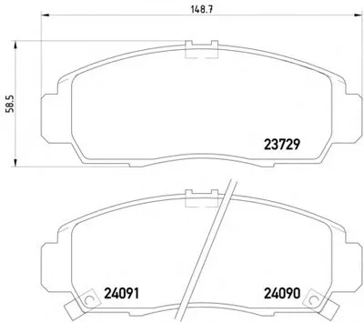 Комплект тормозных колодок, дисковый тормоз HELLA PAGID купить