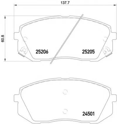 Комплект тормозных колодок, дисковый тормоз HELLA PAGID купить