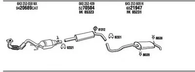 Система выпуска ОГ WALKER купить