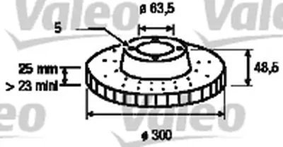 Тормозной диск VALEO купить