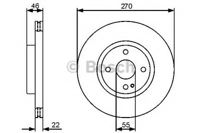Тормозной диск BOSCH купить