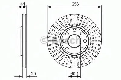 Тормозной диск BOSCH купить