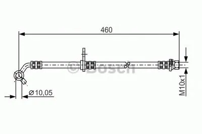 Тормозной шланг BOSCH купить