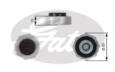 Крышка, резервуар охлаждающей жидкости GATES купить