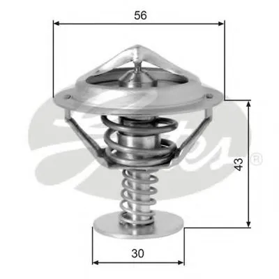 Термостат, охлаждающая жидкость GATES купить