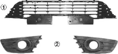 Решетка вентилятора, буфер VAN WEZEL купить