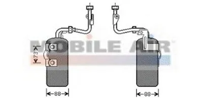 Осушитель, кондиционер VAN WEZEL купить