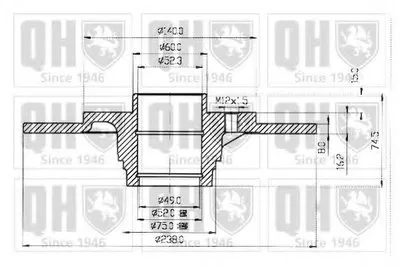 Тормозной диск QUINTON HAZELL купить