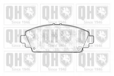 Комплект тормозных колодок, дисковый тормоз QUINTON HAZELL купить