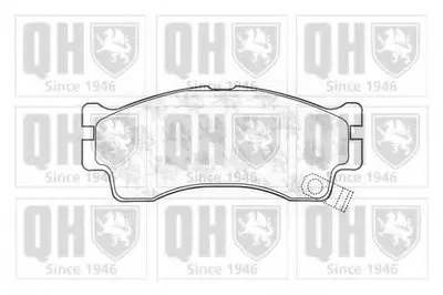 Комплект тормозных колодок, дисковый тормоз QUINTON HAZELL купить