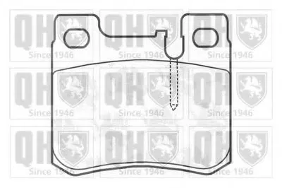 Комплект тормозных колодок, дисковый тормоз QUINTON HAZELL купить