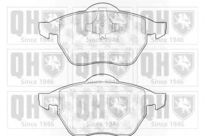 Комплект тормозных колодок, дисковый тормоз QUINTON HAZELL купить