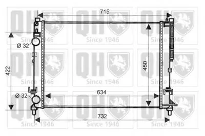 Радиатор, охлаждение двигателя QUINTON HAZELL купить