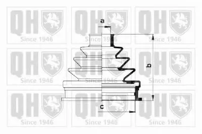 Комплект пылника, приводной вал QUINTON HAZELL купить