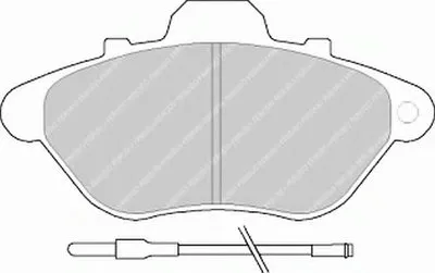 Комплект тормозных колодок, дисковый тормоз PREMIER FERODO купить