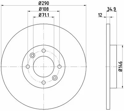 Тормозной диск MINTEX купить
