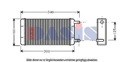 Теплообменник, отопление салона AKS DASIS купить