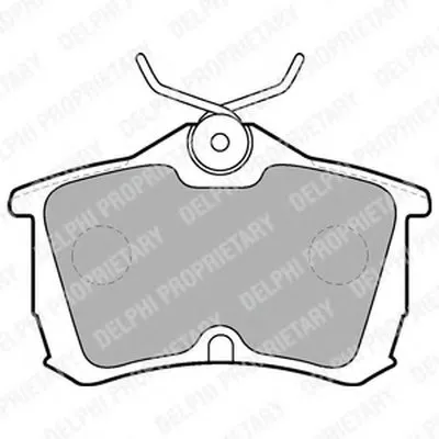 Комплект тормозных колодок, дисковый тормоз DELPHI купить