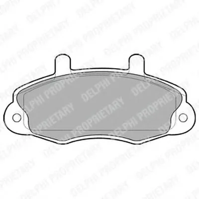Комплект тормозных колодок, дисковый тормоз DELPHI купить