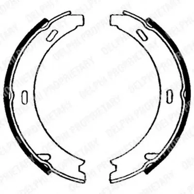 Комплект тормозных колодок, стояночная тормозная система DELPHI купить