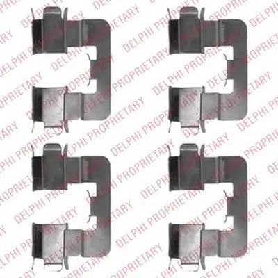 Комплектующие, колодки дискового тормоза DELPHI купить