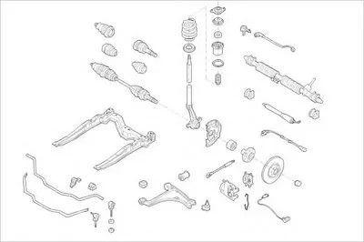 Подвеска колеса DELPHI купить