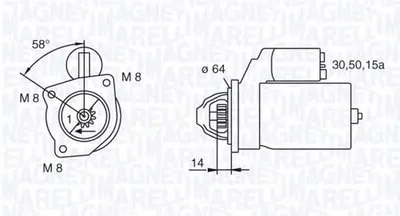 Стартер MAGNETI MARELLI купить