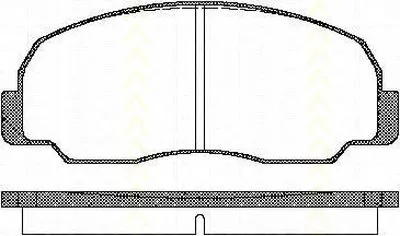 Комплект тормозных колодок, дисковый тормоз TRISCAN купить