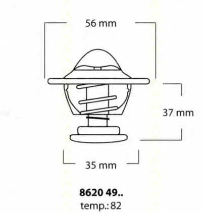Термостат, охлаждающая жидкость TRISCAN купить